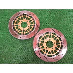 GSX400インパルス フロントブレーキディスク 左右 スズキ 純正 中古 バイク 部品 GK79A...