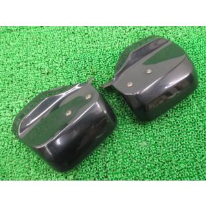 ワールドウォーク製汎用 ナックルガード 黒 社外 中古 バイク 部品 WorldWalk 大型 WS...