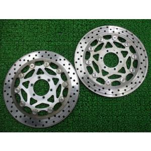 XJR400R フロントブレーキディスク 左右 ヤマハ 純正 中古 バイク 部品 RH02J FZ4...