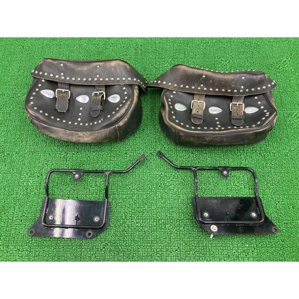 FLSTC1340 サイドバッグ 左右 ハーレー 純正 中古 バイク 部品 FLSTF EVO ヘリ...