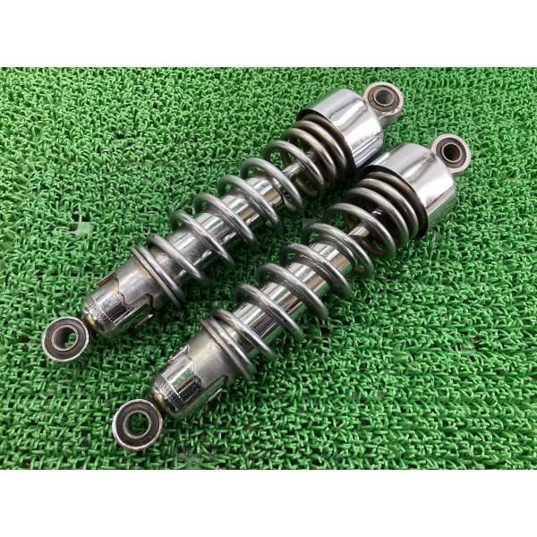 SR400 リアサスペンション ヤマハ 純正 中古 2010年式外し RH01J-022*** 曲が...