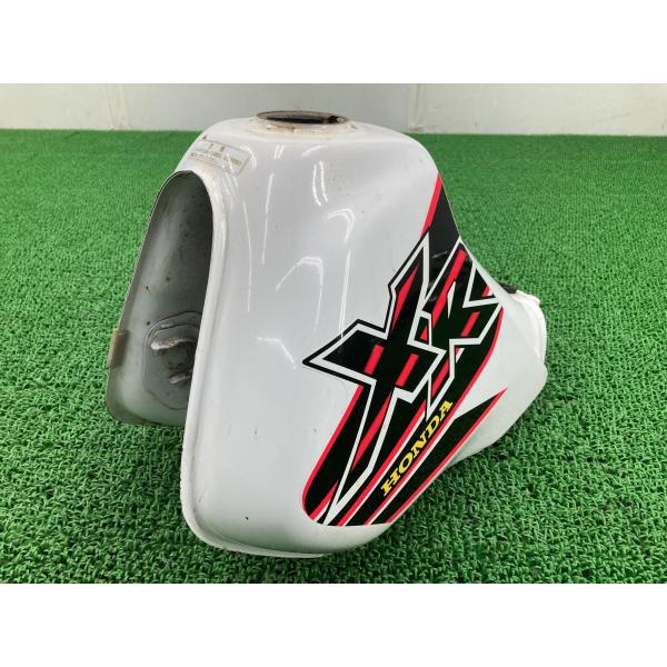 XR250 タンク 白 MD30-1400*** ホンダ 純正 中古 バイク 部品 MD30 穴あき...
