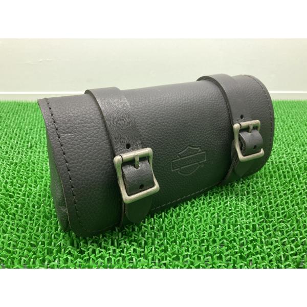 ツールバッグ ハーレー 純正 中古 バイク 部品 スポーツスター ダイナ ソフテイルなどに 破れなし...