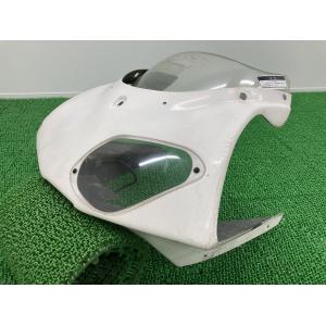 ORM製 ヤマハ TZR50R 片目耐久 アッパーカウル FRP ライト付 カウル 白