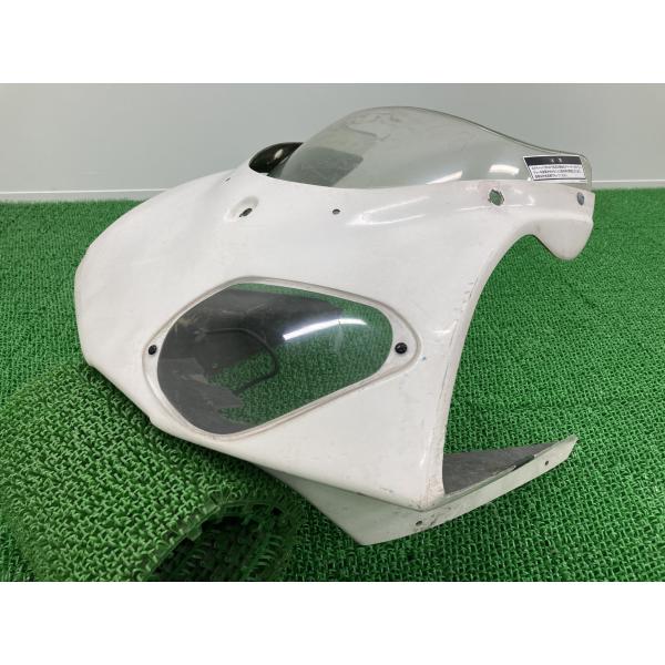 HEARDY製TZM50R アッパーカウル 白 4KJ-111*** 社外 中古 バイク 部品 4K...