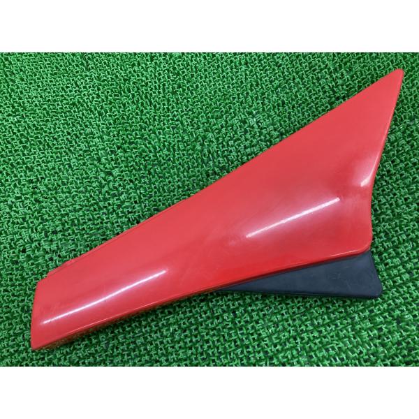 RZ250R サイドカバー 右 赤 ヤマハ 純正 中古 バイク 部品 29L ペイント素材に 割れ欠...