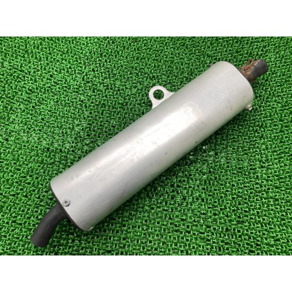 YZ80 サイレンサーマフラー 社外 中古 バイク 部品 4GTC レース用 公道使用不可 コケキズ...