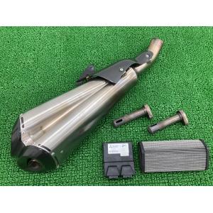 ＲＭ125純正マフラー、サイレンサー スズキ（SUZUKI） RM125 チャンバーマフラー 純正 中古 バイク 部品