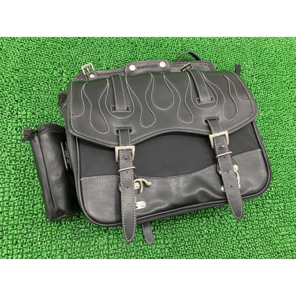 デグナー製 サイドバッグ 片側 社外 中古 バイク 部品 DEGNER ハーレー ドラッグスター バ...