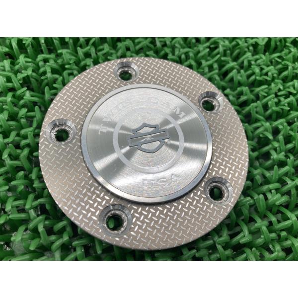 TC96ツインカム タイマーカバー ハーレー 純正 中古 バイク 部品 5穴 割れ欠け無し 品薄 希...