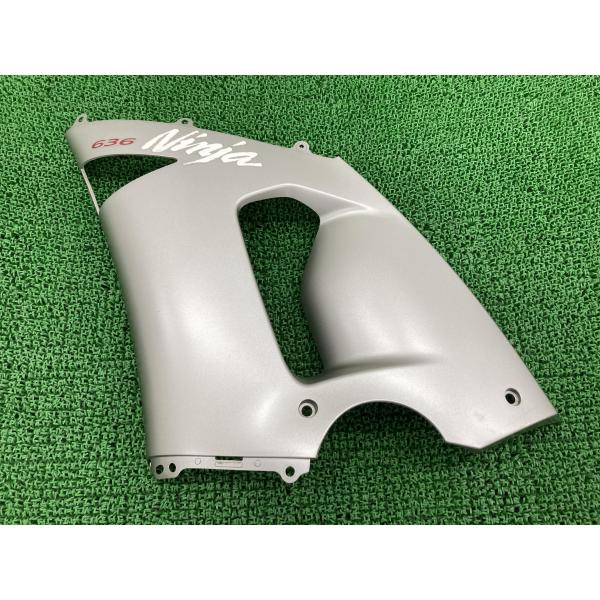 ZX-6R サイドカウル 左 銀 55028-0028 カワサキ 純正 中古 バイク 部品 ZX63...