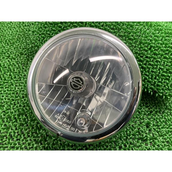 XL883 XL1200 ヘッドライト ハーレー 純正 中古 バイク 部品 スポーツスター 割れ欠け...