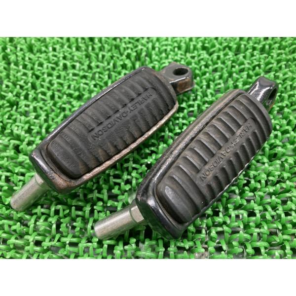 XL883N ステップペグ 左右 ハーレー 純正 中古 バイク 部品 アイアン スポーツスター 曲が...