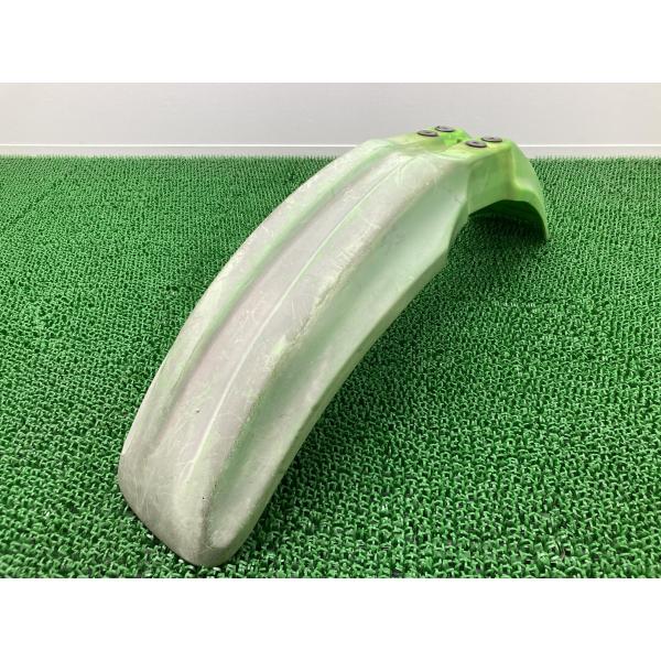 Dトラッカー KLX250 フロントフェンダー 緑 35004-0028 カワサキ 純正 中古 バイ...