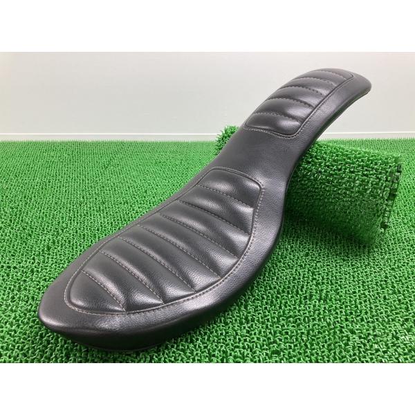 イージーライダース製ビラーゴ250 シート 社外 中古 バイク 部品 3DM 超フラット コブラシー...