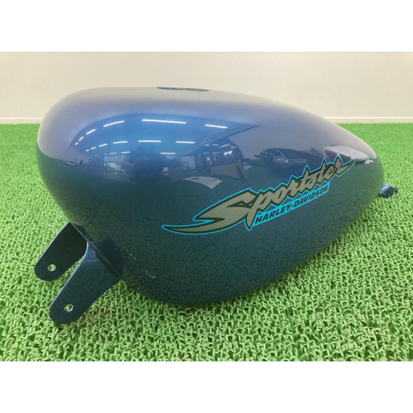 XL883 タンク 青M ハーレー 純正 中古 バイク 部品 スポーツスター 06年外し エボ コン...