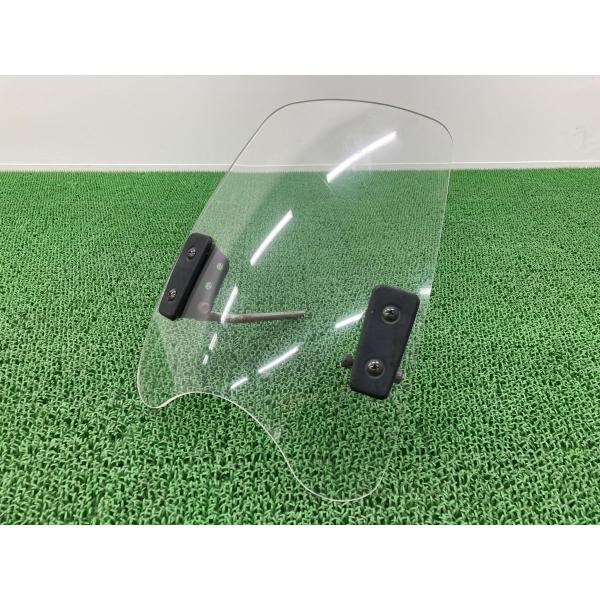 ワールドウォーク製CRF250L スクリーン 社外 中古 バイク 部品 MC38 クリアウインドシー...