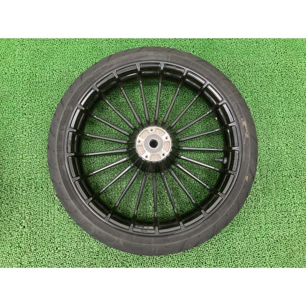FLHRXS フロントホイール 黒 ハーレー 純正 中古 バイク 部品 ロードキングスペシャル 19...