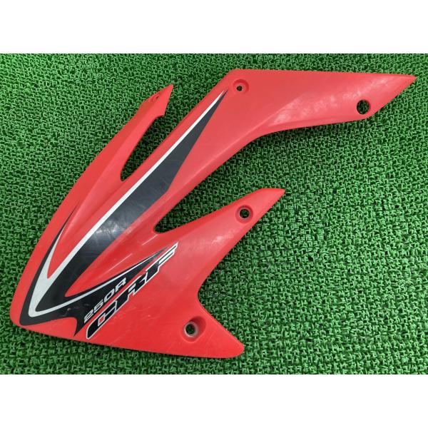 CRF250R シュラウド 左 赤 KRN ホンダ 純正 中古 バイク 部品 ME10 修復素材に ...