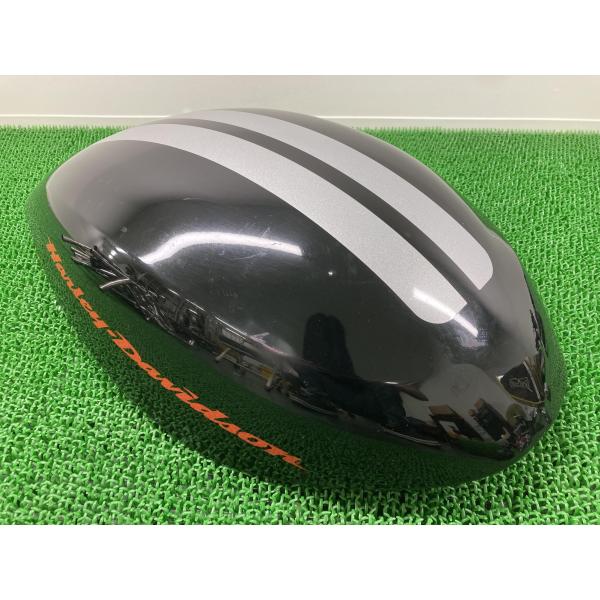 VRSCDX タンクカバー 黒/銀 ハーレー 純正 中古 バイク 部品 V-ROD ナイトロッドスペ...