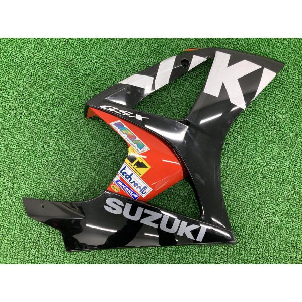 GSX-R1000 サイドカウル 右 黒 21H スズキ 純正 中古 バイク 部品 GT77A 修復...