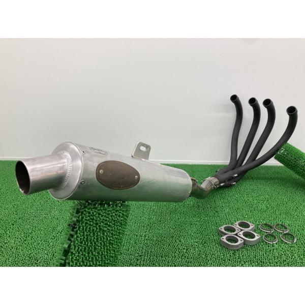 月木レーシング製GPZ400F マフラー 社外 中古 バイク 部品 ZX400A TSUKIGI ア...