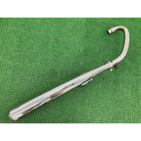 SR400 マフラー 3HTF ヤマハ 純正 中古 バイク 部品 RH01J ノーマル フルエキ コ...