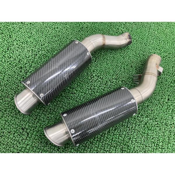 Z1000 サイレンサーマフラー 左右 社外 中古 バイク 部品 ZRT00D ZRT00F ステン...