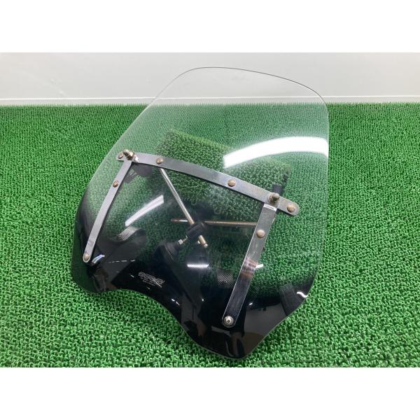 MRA製シャドウ400 スクリーン 社外 中古 バイク 部品 ウインドシールド 割れ欠け無し 修復素...