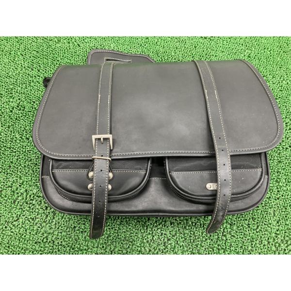 デグナー製 サイドバッグ 片側 社外 中古 バイク 部品 18L 修復素材に ハーレー バルカン ス...