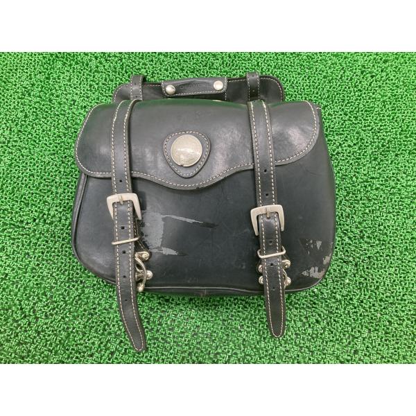デグナー製 サイドバッグ 片側 社外 中古 バイク 部品 DEGNER 本革 ハーレー バルカン ス...