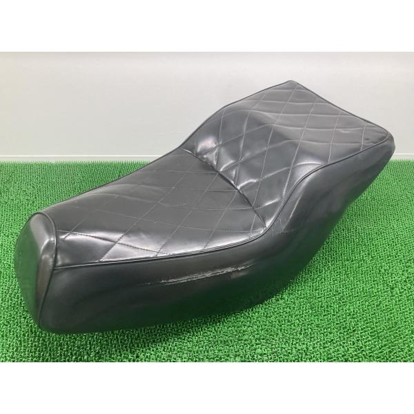 フュージョン シート ホンダ 純正 中古 バイク 部品 MF02 FUSION ダイヤカット 修復素...