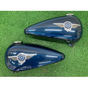 XL1200C タンク 赤/銀 ハーレー 純正 中古 バイク 部品 スポーツスター
