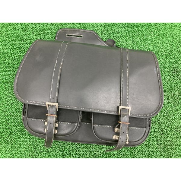 デグナー製 サイドバッグ 左 社外 中古 バイク 部品 DEGNER 修復素材に ハーレー ドラッグ...