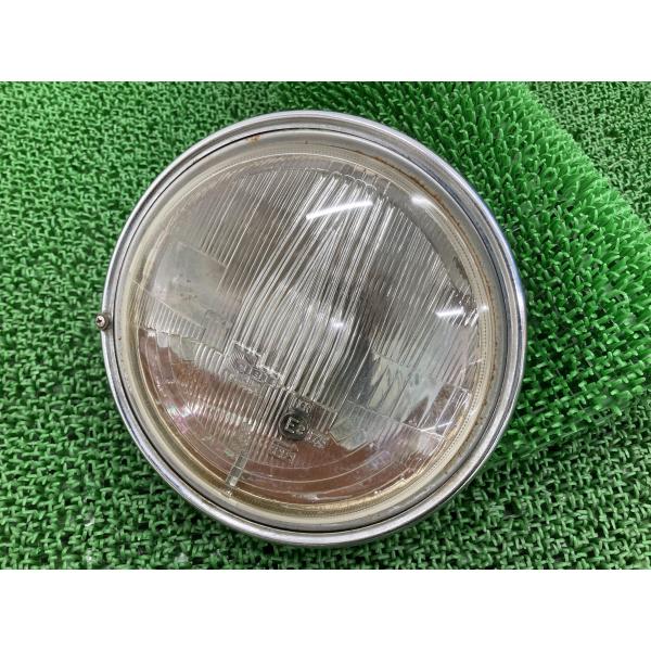 シビエ製 ヘッドライト 社外 中古 バイク 部品 CIBIE リム付き W反射 当時物 Z1 Z2な...