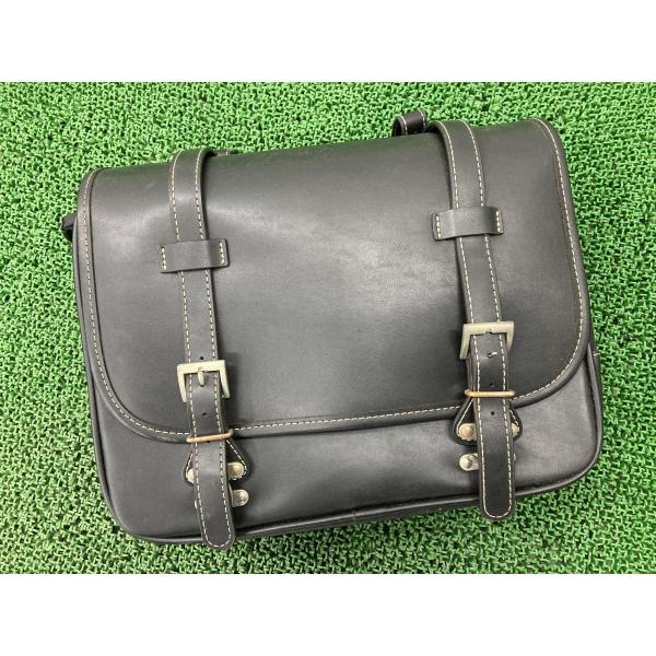 ヘンリービギンズ製 サイドバッグ 片側 社外 中古 バイク 部品 ハーレー ドラッグスター バルカン...