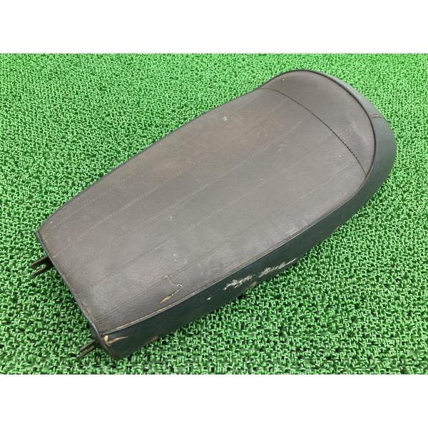YB-1 シート 茶 ヤマハ 純正 中古 バイク 部品 F5B 修復素材や張り替えベースに 品薄 希...