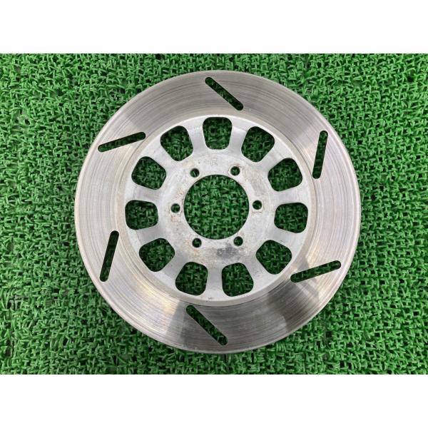 ビラーゴ250 フロントブレーキディスク ヤマハ 純正 中古 バイク 部品 XV250ビラーゴ 曲が...