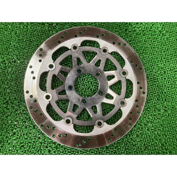 GPZ900R フロントブレーキディスク 左 カワサキ 純正 中古 バイク 部品 ZX900A 曲が...