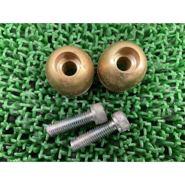 ZX-12R ハンドルバーエンド 左右 社外 中古 バイク 部品 ZXT20A アルミグリップエンド...