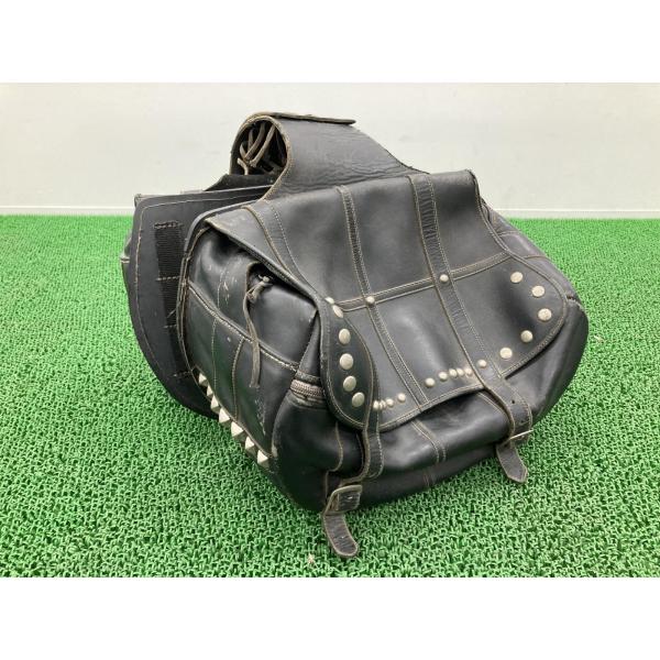 ワイズギア製ドラッグスター400 サドルバッグ 左右 ヤマハ 純正 中古 バイク 部品 4TR VH...