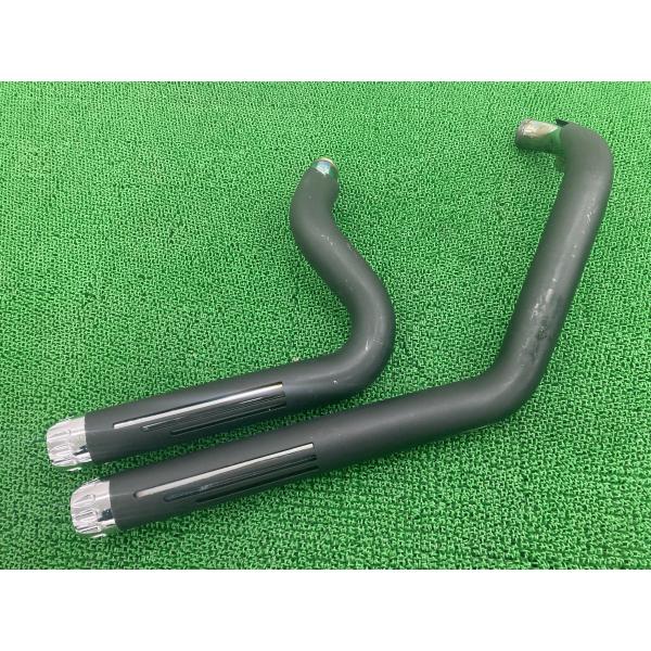 スポーツスター マフラー 社外 中古 バイク 部品 ハーレー 07-13年 ショットマフラー フルエ...