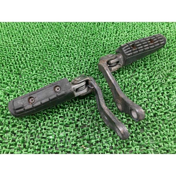 SR400 ステップ 左右 ヤマハ 純正 中古 バイク 部品 1JR RH01J メインステップ 曲...