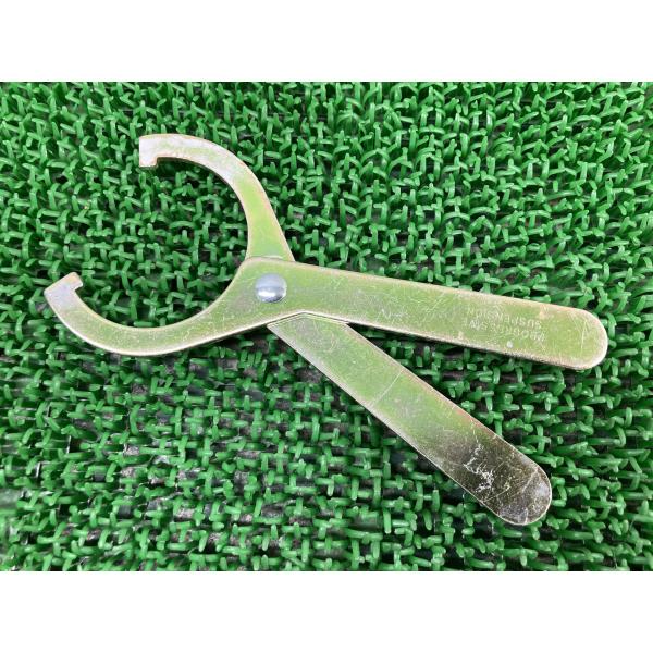 プログレッシブ製 フックレンチ 社外 中古 バイク 部品 プリロード調整用工具 リアサスペンションレ...