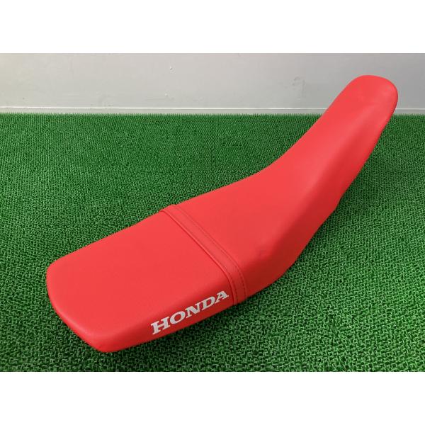CRF250ラリー シート 赤 KZZ ホンダ 純正 中古 バイク 部品 MD44 コンディション良...