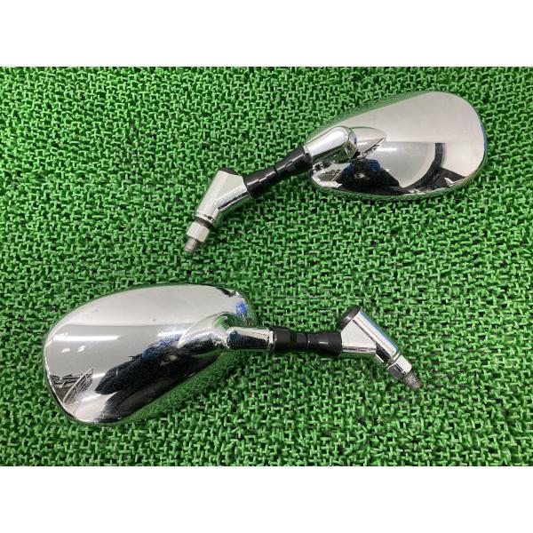 SR400 ミラー 左右 001038 ヤマハ 純正 中古 バイク 部品 RH03J 正逆10mm ...