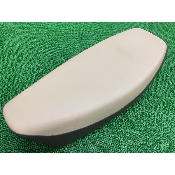 SR400 シート ベージュ/茶 3HT ヤマハ 純正 中古 バイク 部品 RH03J 35周年 限...