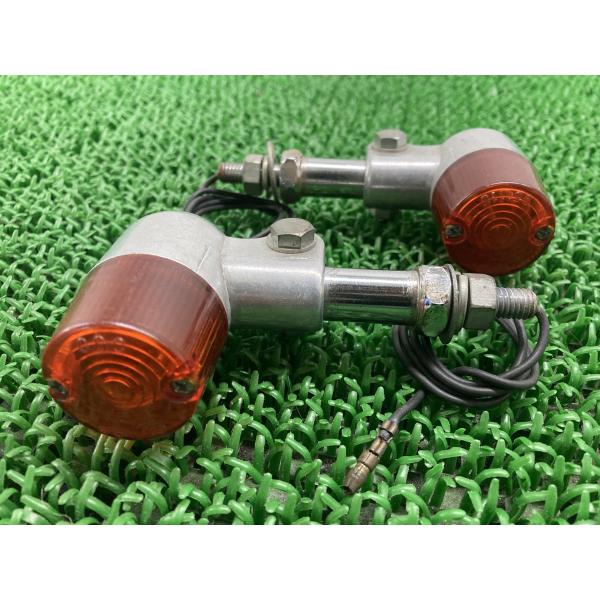 CGC製 ウインカー 左右 951115 社外 中古 バイク 部品 160型 丸型 ステー ゼファー...