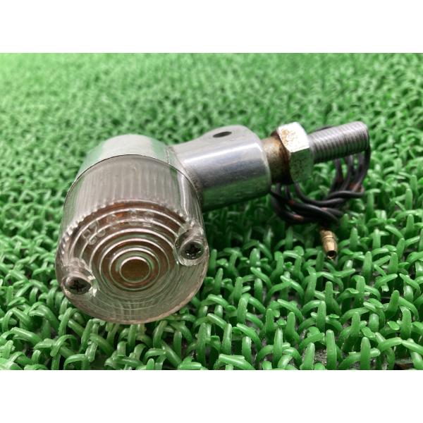 CGC製 ウインカー 片側 58623 社外 中古 バイク 部品 160型 丸型 クリアレンズ ステ...