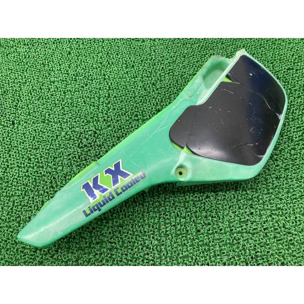 KDX80 サイドカバー 左 緑 36001-1179 カワサキ 純正 中古 バイク 部品 シートカ...